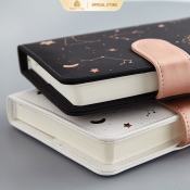 Starry Sky 2024 Planner A6 Notebook PU Leather Cover