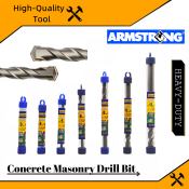 ARMSTRONG Concrete Drill Bit Set, 1/8"-5/8", High Quality