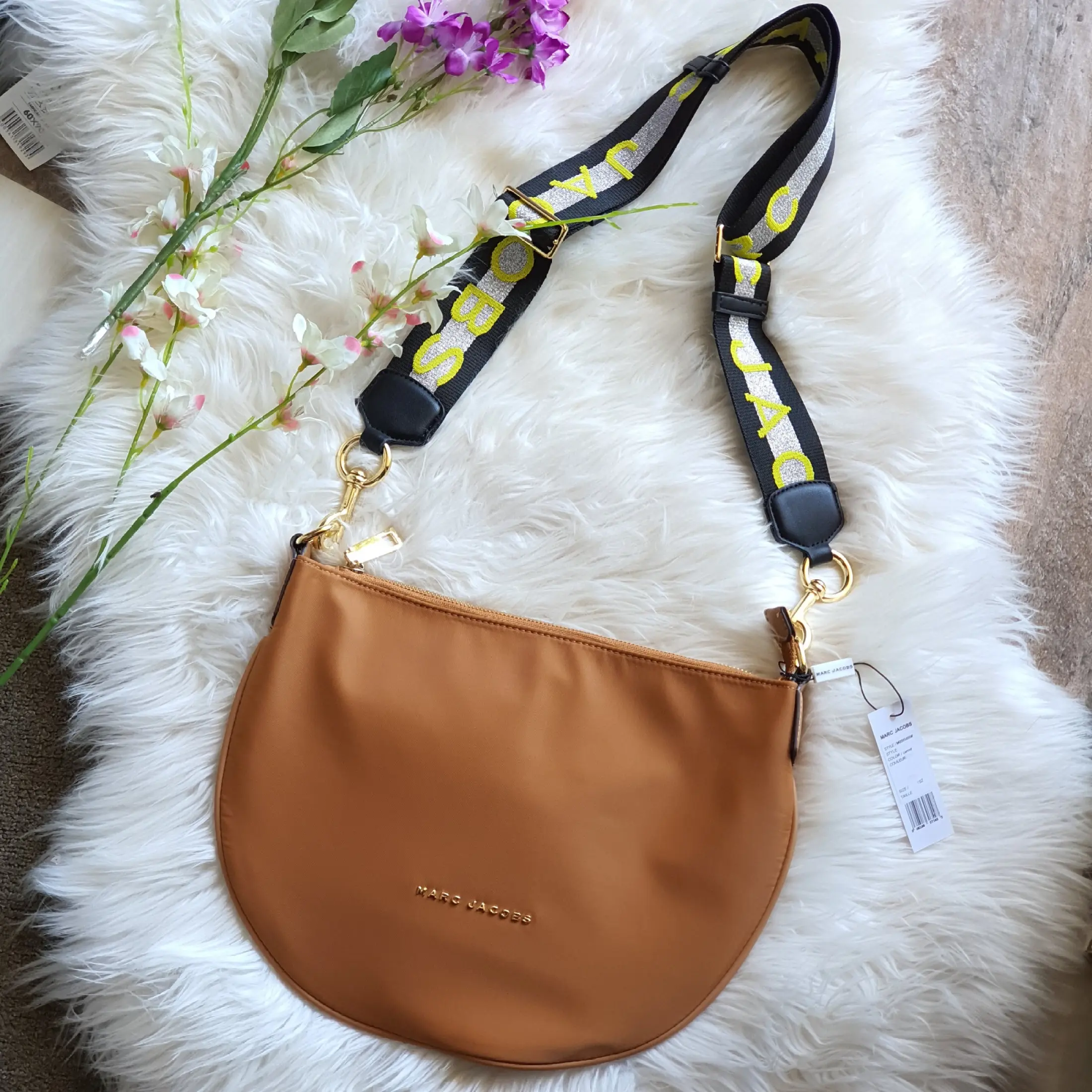 tan nylon crossbody bag Online Sale