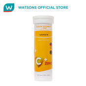 WATSONS Sodium Ascorbate + Zinc 1g 35mg Effervescent Tablet