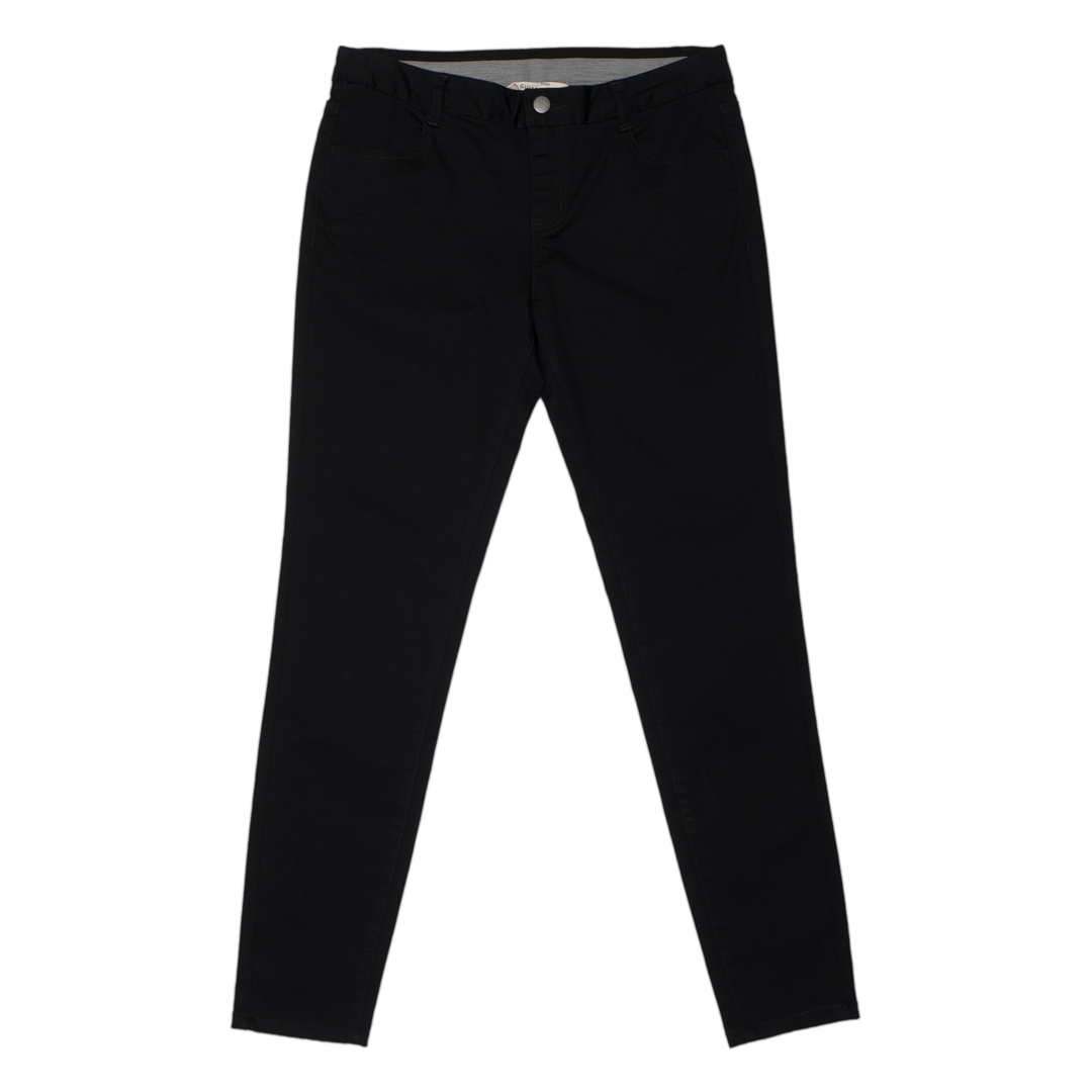 Mid Rise Twill Capris