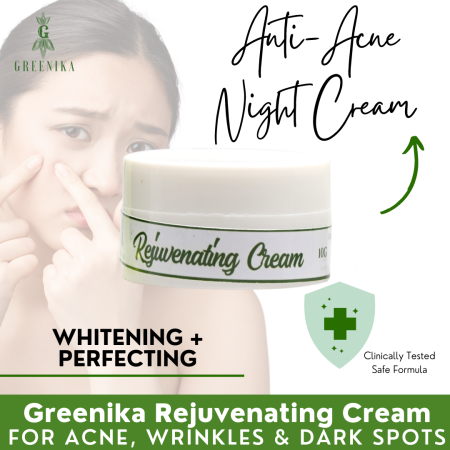 Greenika Rejuvenating Cream - Anti Aging Moisturizer with Minerals