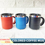 Stainless Steel Travel Coffee Mug with Unique Design 