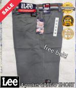 Branded 4-Pocket Cargo Shorts for Men, High Quality