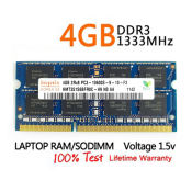 4G DDR3 RAM 1333MHz Compatible with 1066MHz Laptop Memory