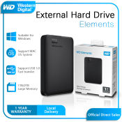 WD External Hard Drive 1TB/2TB USB 3.0 for PC/Mac