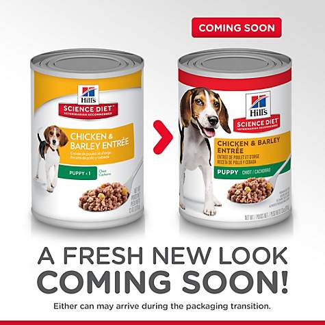 hill's science diet chicken and barley puppy