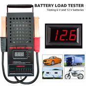 Universal Car Battery Tester 6V-24V, 100A Analyzer Tool