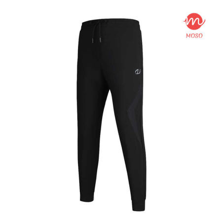 Moso Unifit Men's Dri-Fit Training Pants Jogging Fitness Zippered Drawstring Pants UF011