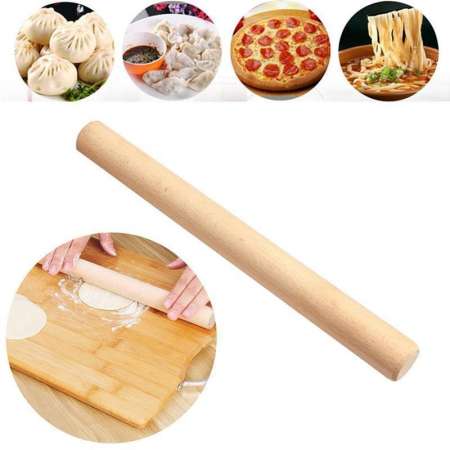16/23/28cm Wooden Rolling Pin Non-Stick Cake Fondant Baking Cookies Noodle Biscuit Rolling Pin Crafts