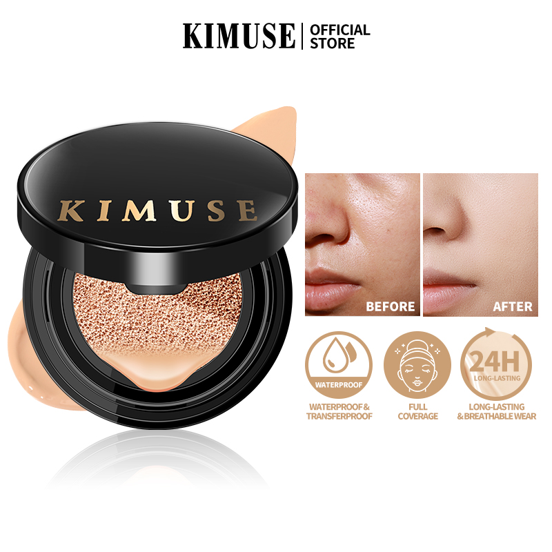 Discount on Kimuse  shoes - SKU:  Air Cushion Bb Cream Long-Lasting Waterproof Flawless Matte Finish Foundation Cosmetics Black Gold 