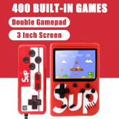 Portable Retro Mini GameBoy Console with 400 Games, Rechargeable