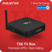 TX6 4GB 64GB Android 9 TV Box with 6K Resolution