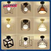 Metal Cage Pendant Light by GECREE