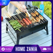 Zania Portable Stainless Steel BBQ Grill - 40x30 cm