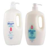 Johnson's Baby Milk and Rice Bath Bundle (2000ml)