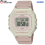 Casio W-218HC-4A2 Digital Rubber Strap Watch For Women