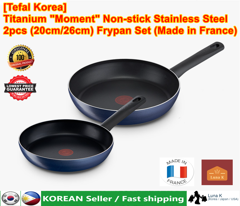  Tefal Set of 3 Frying Pans Aroma 22 – 24 – 26 cm, Forged  Aluminium, Black, 26 cm : Home & Kitchen