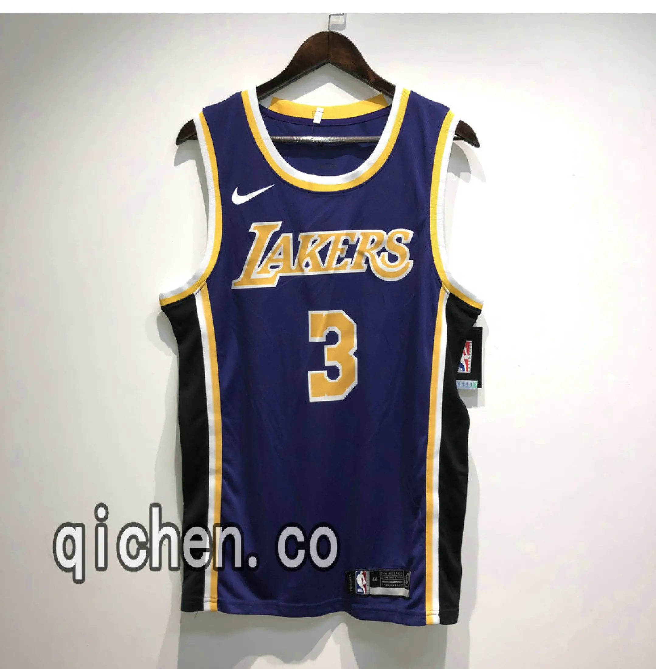 Original NBA Basketball Mens Jersey Los Angeles Lakers #3 Anthony ...