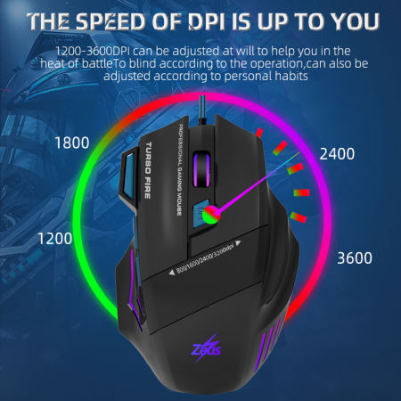 Zeus M330 High Speed Gaming Mouse, Multifunctional Mouse