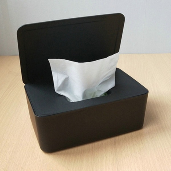 Disposable Mask Storage Box Large-Capacity Household Dustproof Wipes  Storage Box Tissue Box Wetwipes & Face Mask Box Dispenser
