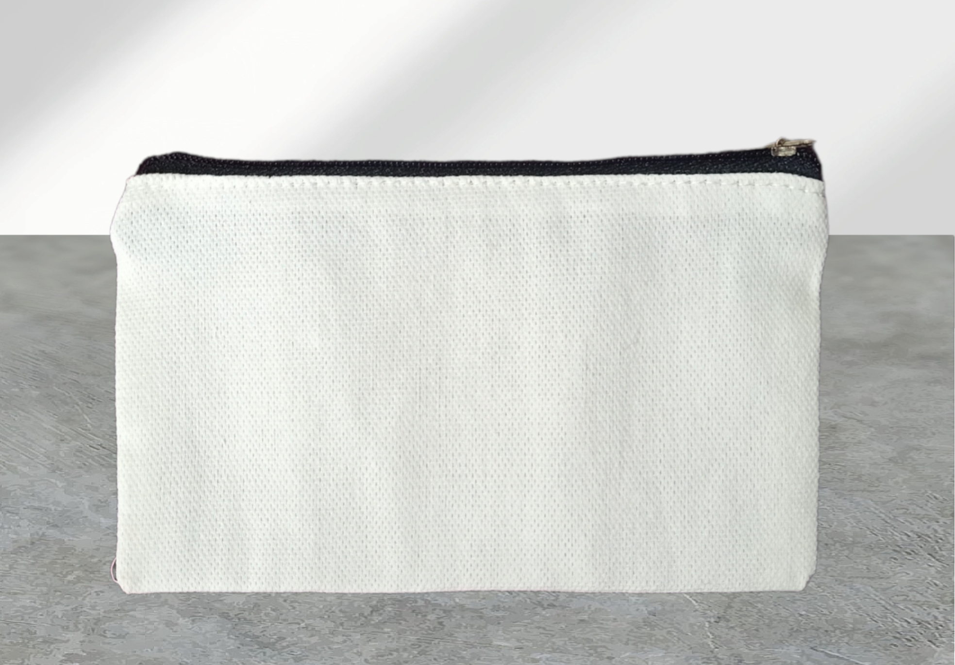 Canvas Cotton Mini Coin Wallet Bag DIY Plain Zipper Coin Key Bag Money Pocket  Purse Women