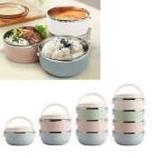 KEIMAV Stainless Steel Thermo Bento Box with 3 Layers