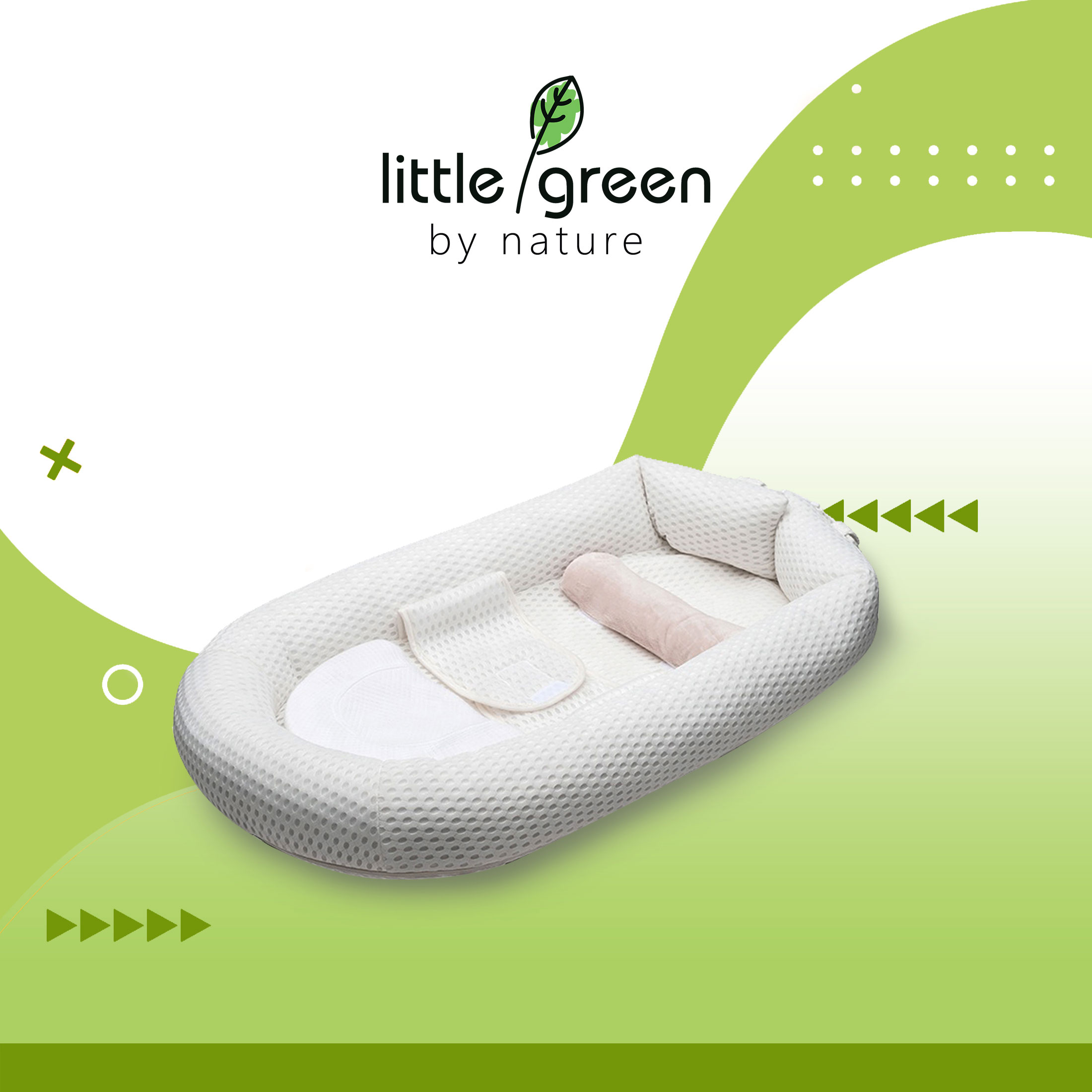 Little green baby mini hot sale bed