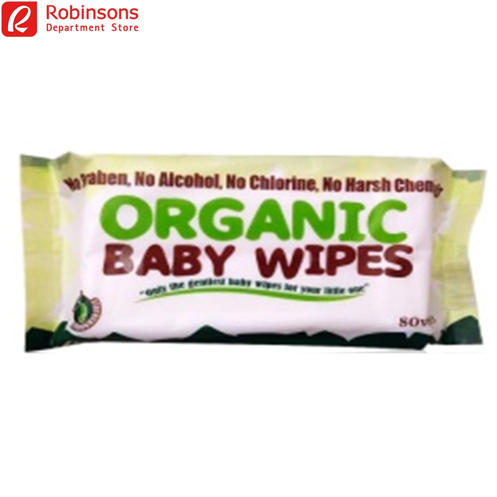 Organic Baby Wipes 80's (without cap 