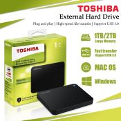 Toshiba 2TB Portable External Hard Drive USB 3.0