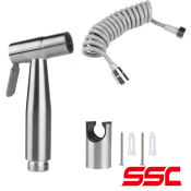 SSC Hardware Stainless Steel Bathroom Bidet Set