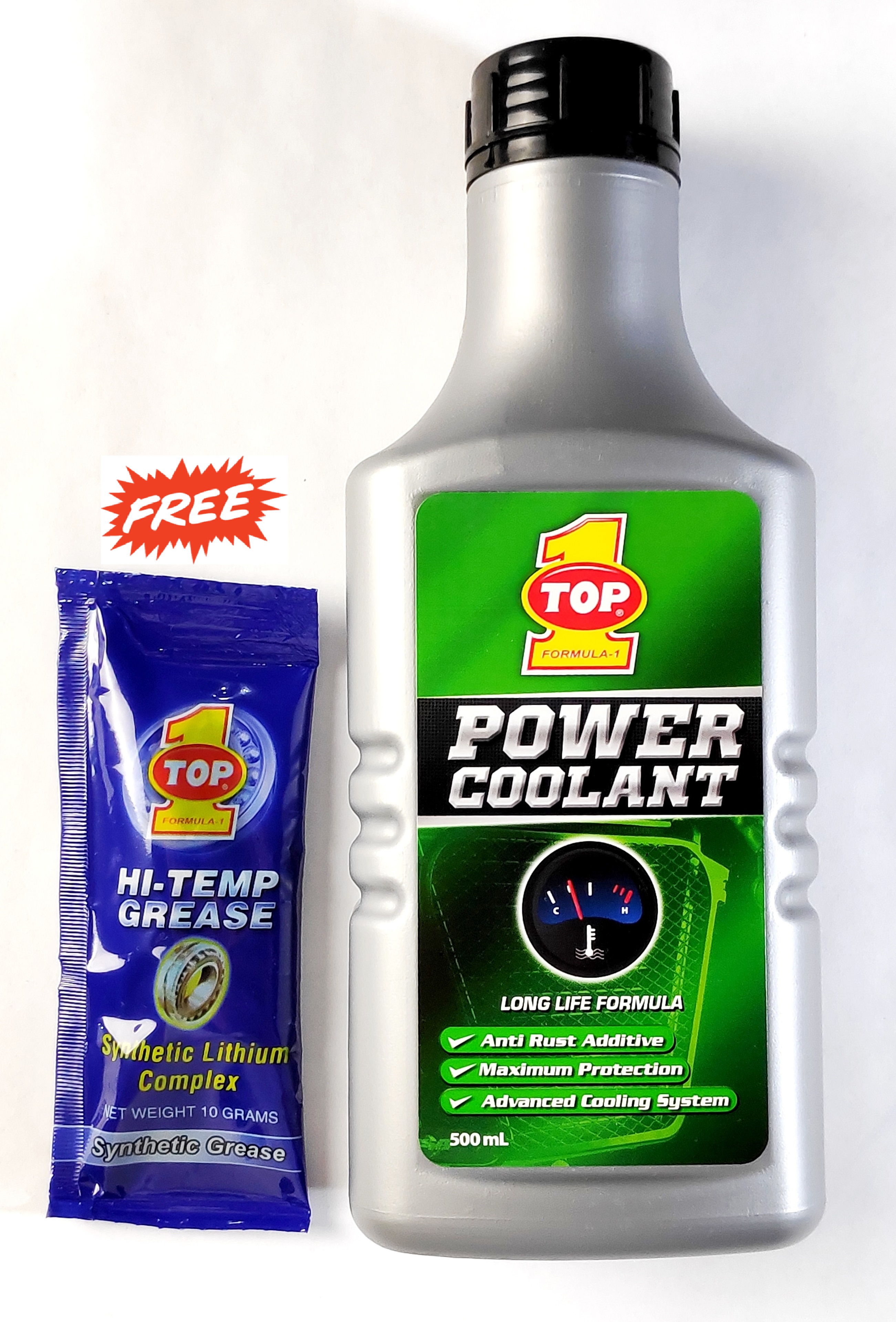 TOP 1 LONG LIFE RADIATOR POWER COOLANT GREEN 500ML | Lazada PH