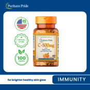 Vitamin C 500mg with Bioflavanoids & Rose Hips - Puritan's Pride