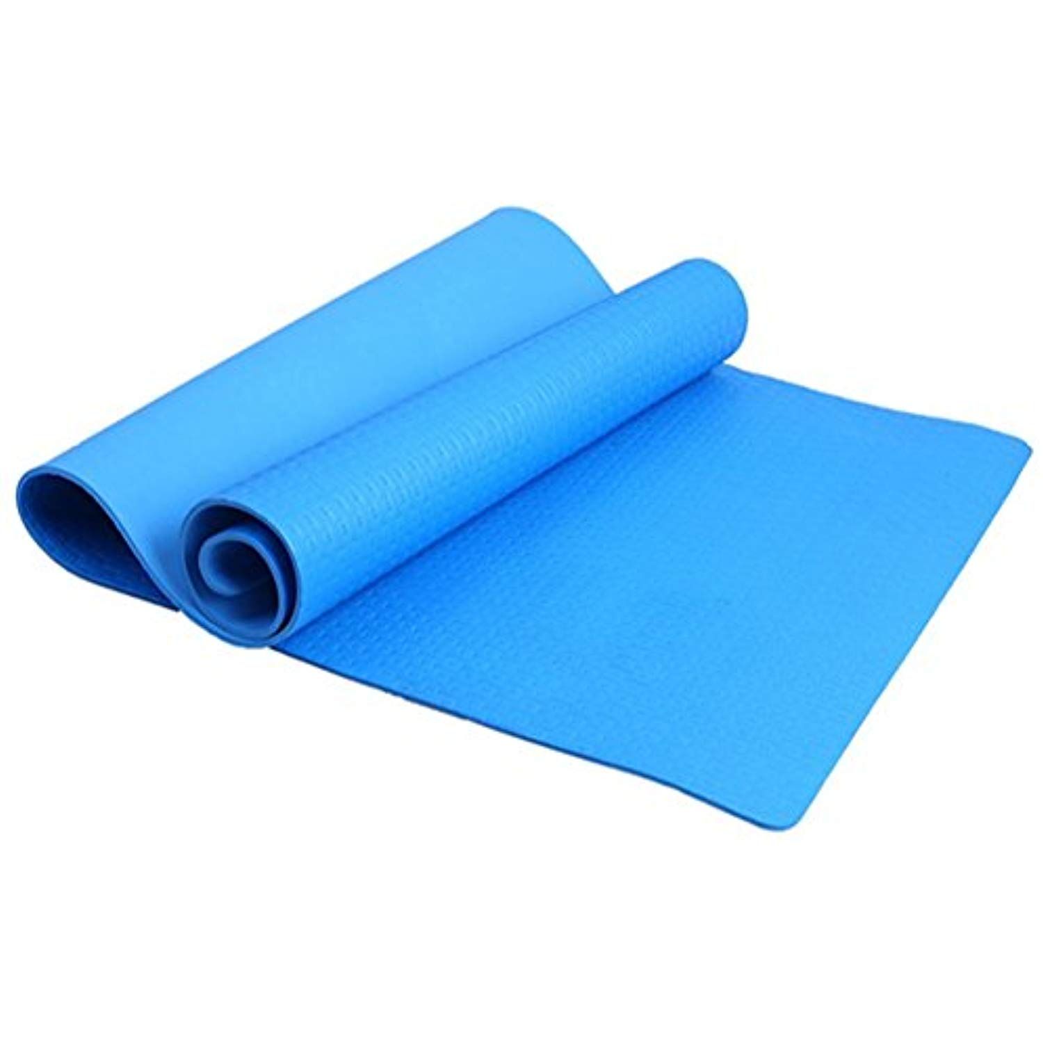 Blue) Fitness Sports Thicken and Widen Yoga Mat