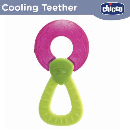 Chicco Fresh Relax Cooling Teether Lollipop 4m+ - Pink