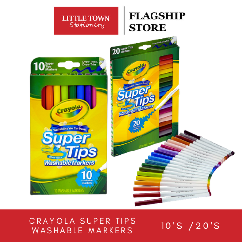 Crayola Super Tips Pastel 20 Washable Markers