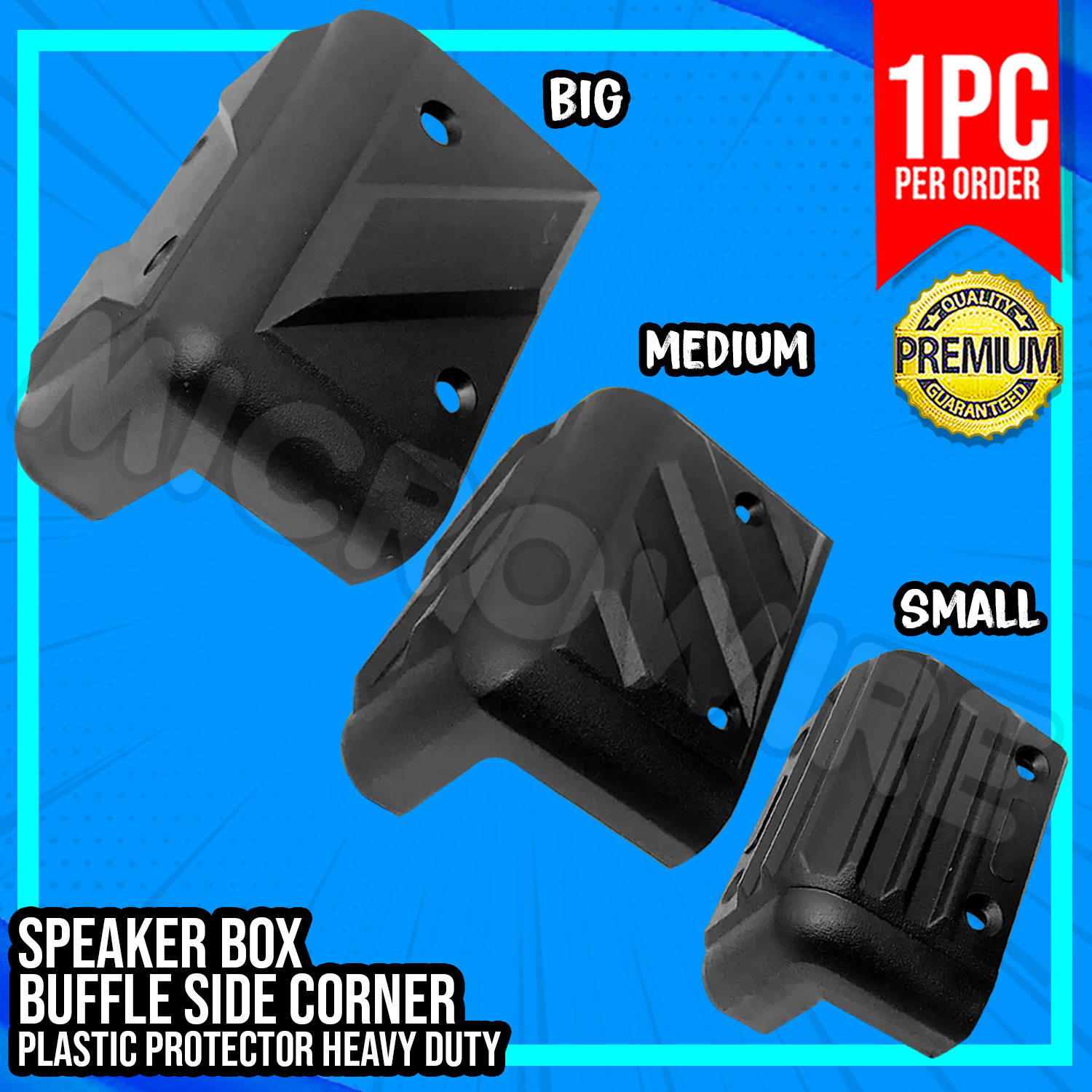 thumbnail image 2 of DOITOOL 4sets Luggage Plastic Corner Guards Panel Corner Protectors 2 of 14