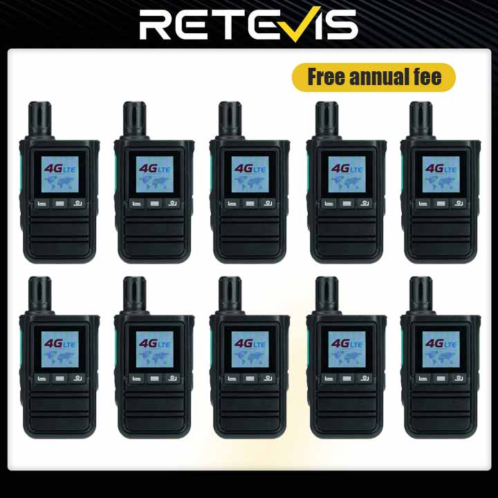 Retevis L51 4G Two Way Radio PoC Network Radio Long Range Profesional Powerful Two Way Radios No distance Limit for Fleet Management, Express, Emergency Rescue and Security Services ราคา 499 บาท*ส่งฟรี