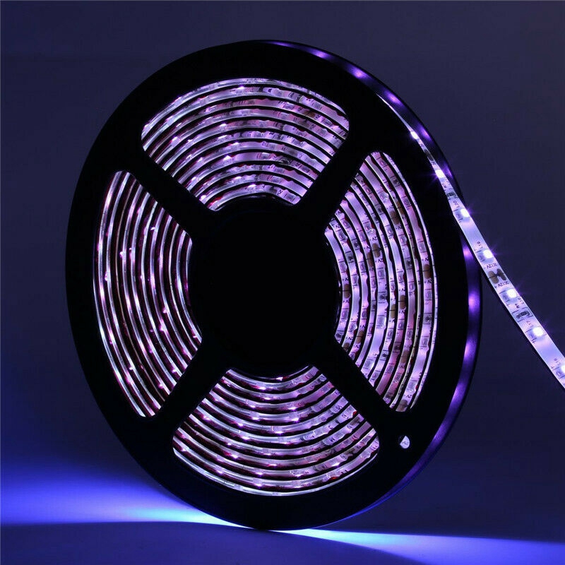 10M Led Uv Light Strip Ultraviolet Flexible Purple 33Ft Blacklight 600 Leds  Disinfect Light Strip | Lazada.Vn