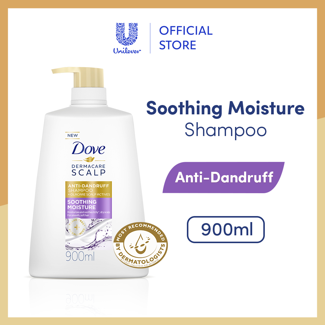 Dove Dermacare Anti-Dandruff Moisturizing Shampoo, 900ML