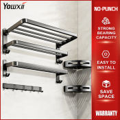 Yowxii Non-Perforated High Quality Bathroom Organizer Rack