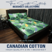 Tropical Green Plants Leaves Bed Sheet Collection - Suite Stack