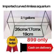 Rimless Aquarium with Cover - 2.1 gallon (Brand: Imported)