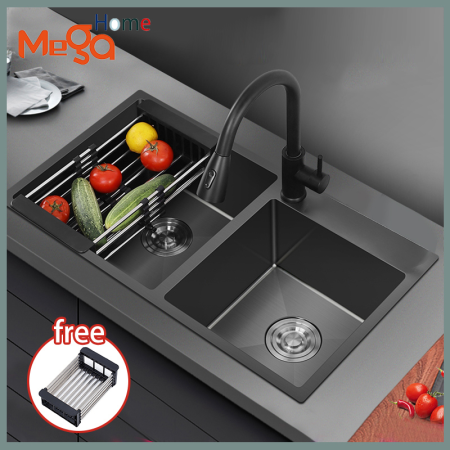 Megahome Black Stainless Kitchen Sink