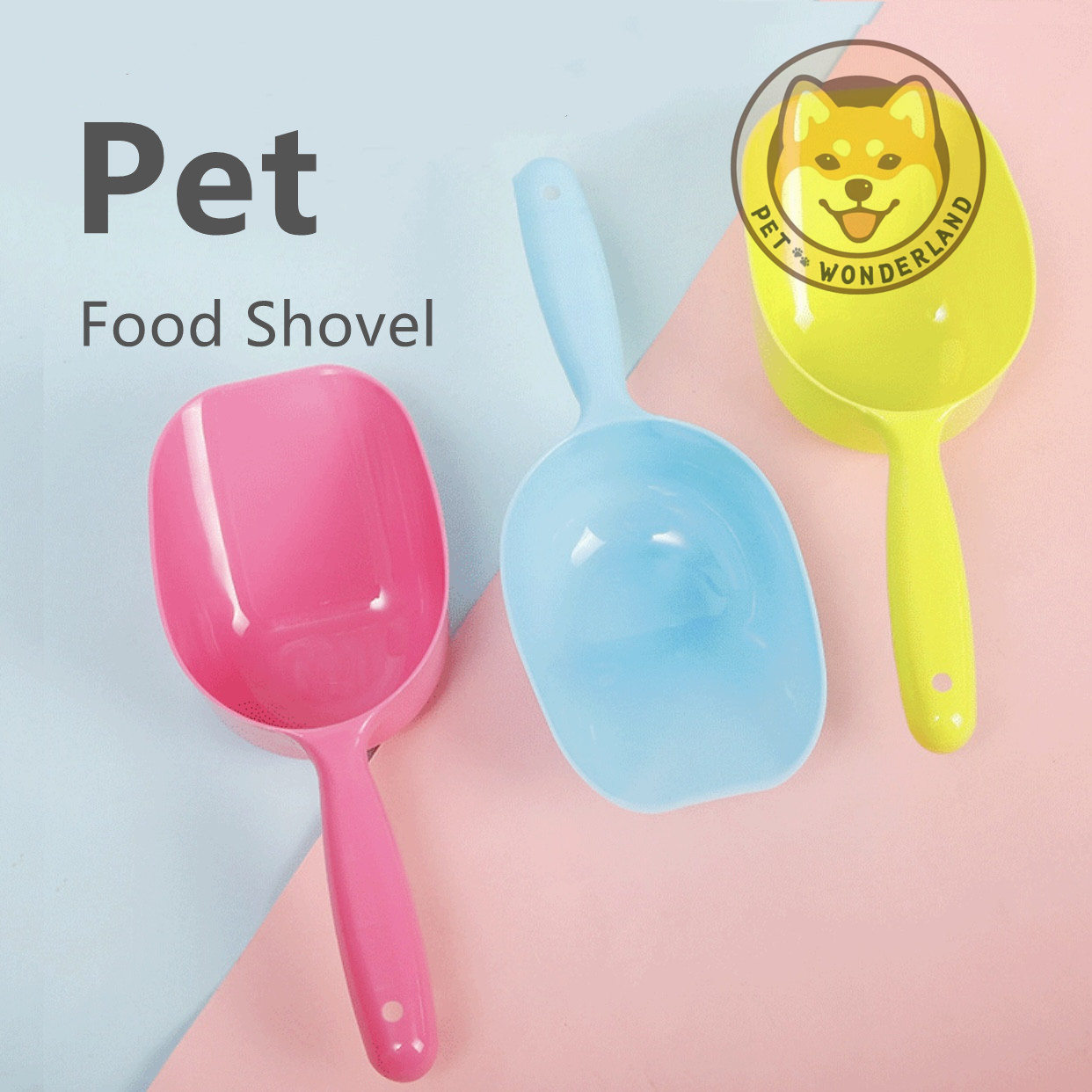 Pet Food Scoop for Quantitative Feeding Dog Food Shovel with Pet