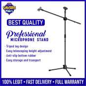 Brand Name: ProMic Tripod Microphone Stand with Clips