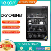 LECON Digital Display Dry Cabinet with Automatic Humidity Control