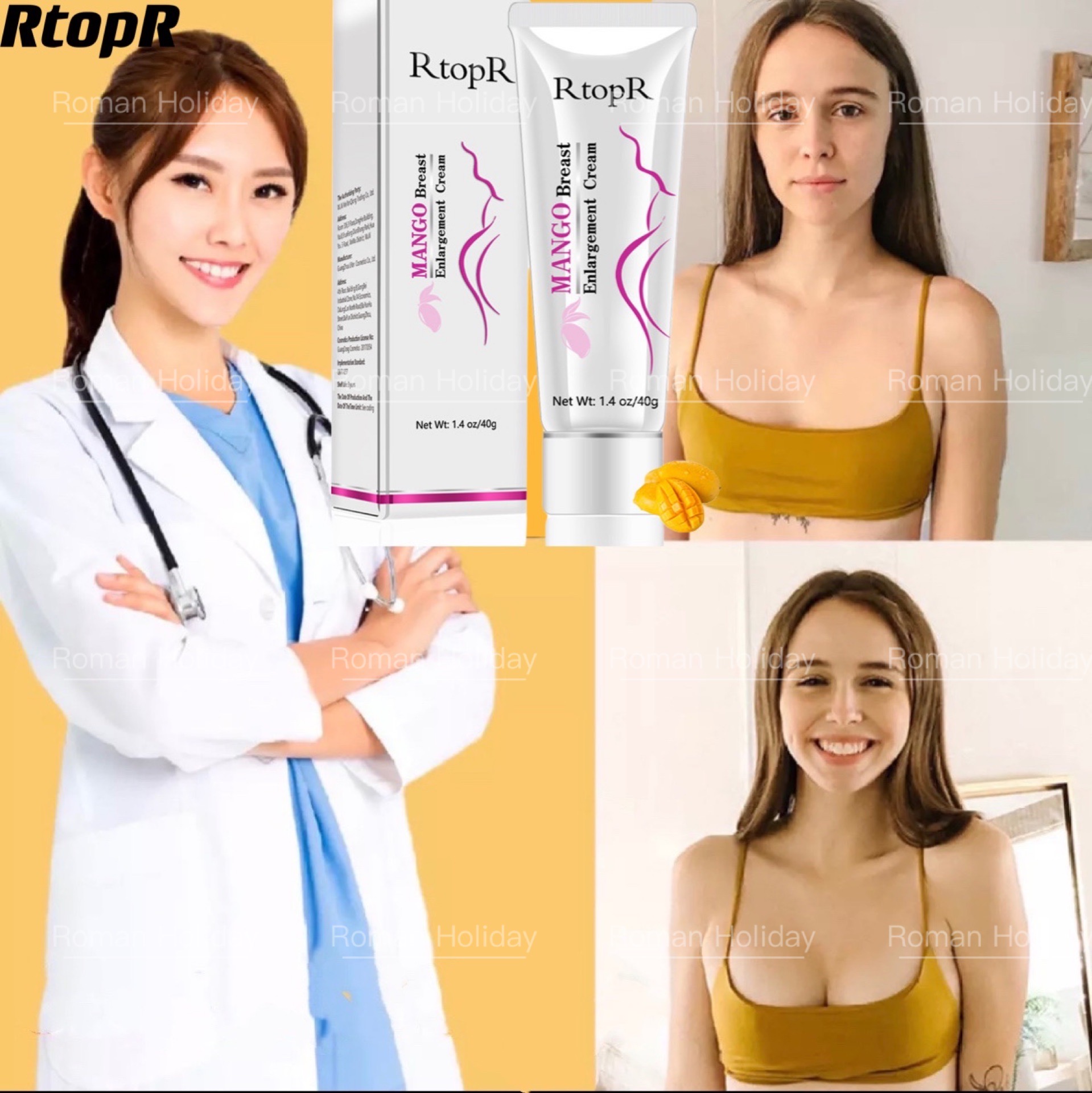 RtopR Mango Breast Enlargement Cream For Women Full Elasticity