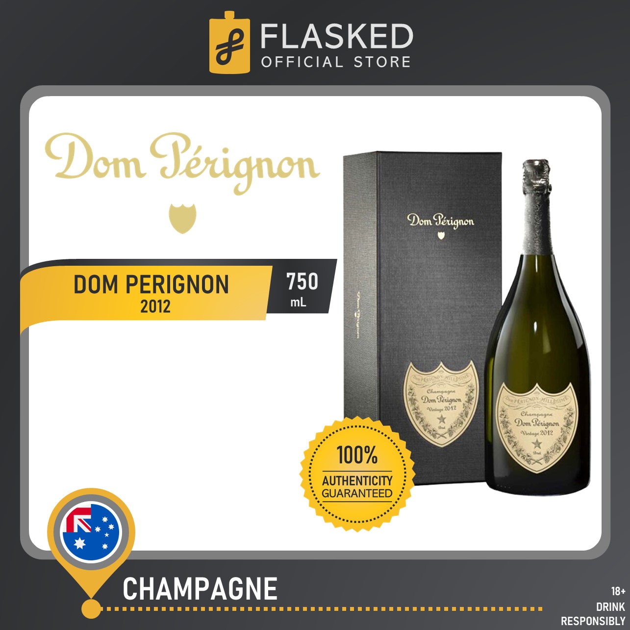 Buy Dom Perignon 2012 Brut Champagne 750ml