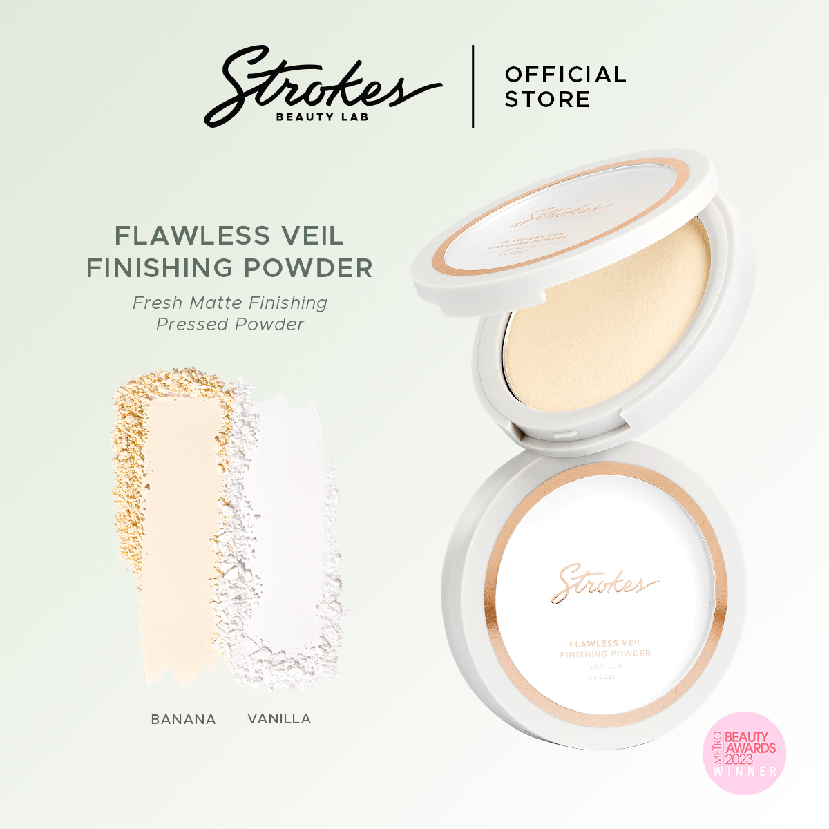 Discount on Strokes Beauty Lab  shoes - SKU: Strokes Flawless Veil Finishing Powder [Fresh Matte Finishing Pressed Powder]